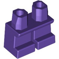 Lego krátké nohy, tmavě fialová (4490082, 6077986)